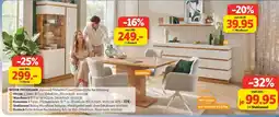 SCONTO WOHN-PROGRAMM alpinweiß Melamin/Coast Evoke Eiche Nachbildung Angebot