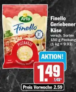 AEZ Arla Finello Geriebener Käse Angebot