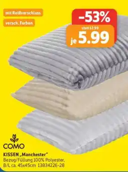 SCONTO KISSEN „Manchester“ COMO Angebot