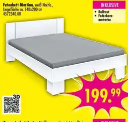 Möbel Boss Futonbett Martina, weiß Nachb. Angebot