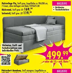 Möbel Boss Polsterliege Pia Angebot