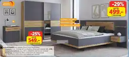 SCONTO SCHLAFZIMMER grau-metallic/Eiche Artisan Nachbildung Angebot
