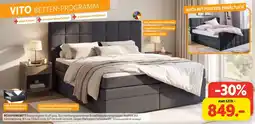 SCONTO BOXSPRINGBETT Boxspringbett Stoff grau Angebot