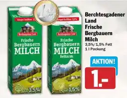 AEZ Berchtesgadener Land Frische Bergbauern Milch Angebot