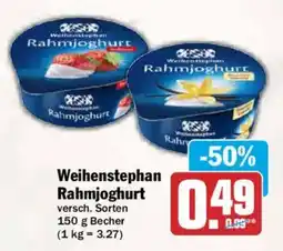 AEZ Weihenstephan Rahmjoghurt Angebot