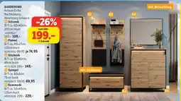 SCONTO GARDEROBE Artisan Eiche Angebot