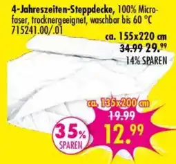 Möbel Boss 4-Jahreszeiten-Steppdecke Angebot
