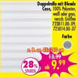 Möbel Boss Doppelrollo mit Blende Case Angebot