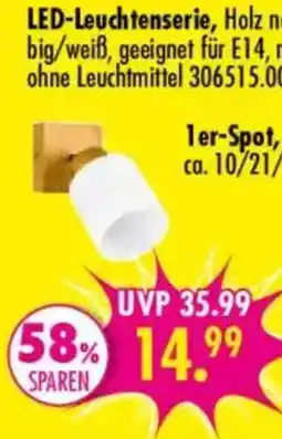Möbel Boss LED-Leuchtenserie, Holz Angebot