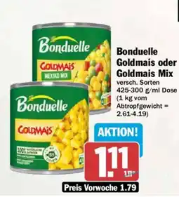 AEZ Bonduelle Goldmais Angebot