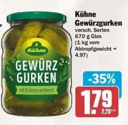 AEZ Kühne Gewürzgurken Angebot