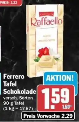 AEZ Ferrero Tafel Schokolade Angebot