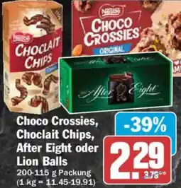 AEZ Choco Crossies, Chocolait Chips, After Eight oder Lion Balls Angebot