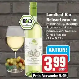 AEZ Landlust Bio Rebsortenweine Angebot