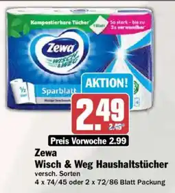 AEZ Zewa Wisch & Weg Haushaltstücher Angebot