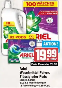 AEZ Ariel Waschmittel Pulver, Flüssig oder Pods Angebot