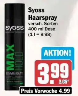 AEZ Syoss Haarspray Angebot