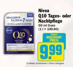 AEZ Nivea Q10 Tages- oder Nacht pflege Angebot
