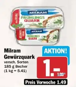 AEZ Milram Gewürzquark Angebot