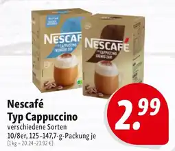 Nah & Frisch Nescafé Typ Cappuccino Angebot