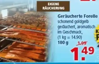 Multi Markt Geräucherte Forelle Angebot