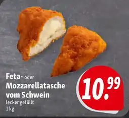 Nah & Frisch Feta- oder Mozzarella Tasche vom Schwein Angebot