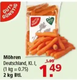 Multi Markt GUT&GÜNSTIG Möhren Angebot