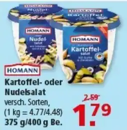 Multi Markt HOMANN Kartoffel- oder Nudelsalat Angebot