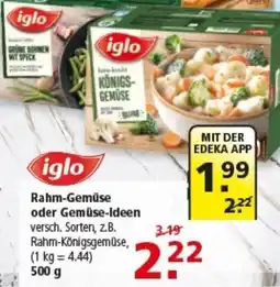 Multi Markt iglo Rahm-Gemüse Angebot