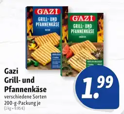 Nah & Frisch Gazi Grill- und Pfannenkäse Angebot