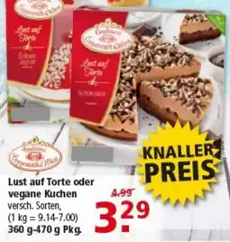 Multi Markt Lust auf Torte oder vegane Kuchen Angebot
