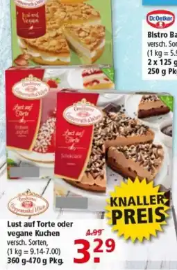 Multi Markt Lust auf Torte oder vegane Kuchen Angebot