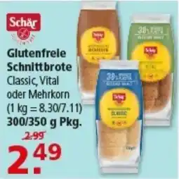 Multi Markt Schär Glutenfreie Schnittbrote Classic Angebot