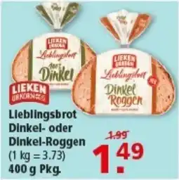 Multi Markt Lieblichbrot Dinkel- oder Dinkel-Roggen Angebot
