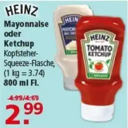 Multi Markt HEINZ Mayonnaise oder Ketchup Angebot