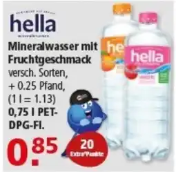 Multi Markt Mineralwasser mit Fruchtgeschmack Angebot