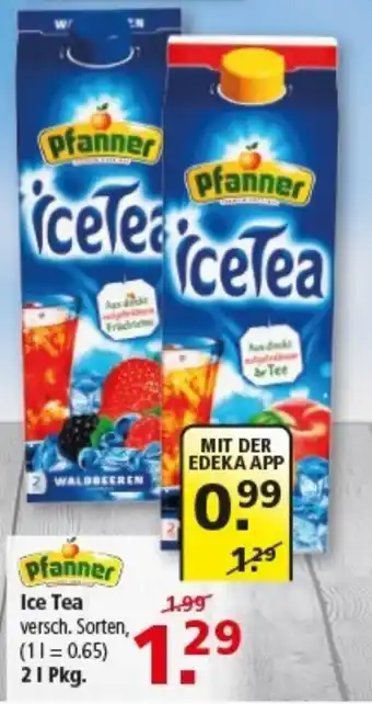 Multi Markt Pfanner Ice Tea Angebot
