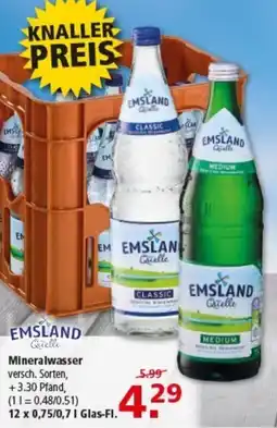 Multi Markt Emsland Quelle Mineralwasser Angebot