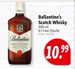 Nah & Frisch Ballantine's Scotch Whisky Angebot