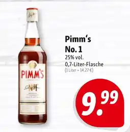 Nah & Frisch Pimm's No. 1 Angebot