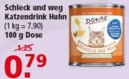 Multi Markt Schleck und weg Katzendrink Huhn Angebot