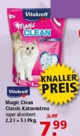 Multi Markt Vitakraft Magic Clean Classic Katzenstreu Angebot