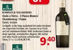 Multi Markt Clelo e Terra - 3 Passo Bianco Chardonnay / Flano Angebot