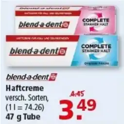 Multi Markt blend-a-dent Haftcreme Angebot