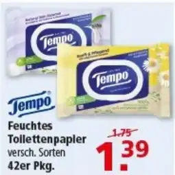 Multi Markt Tempo Feuchtes Toilettenpapier Angebot