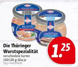 Nah & Frisch Die Thüringer Wurstspezialität Angebot