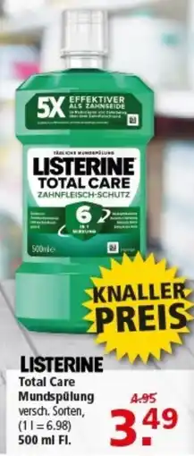 Multi Markt Listerine Total Care Mundspülung Angebot