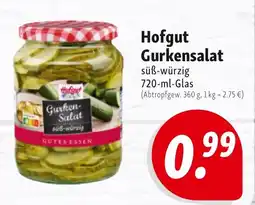 Nah & Frisch Hofgut Gurkensalat Angebot