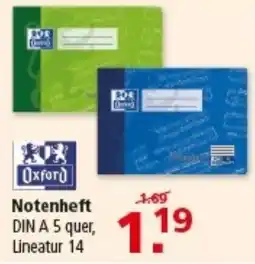 Multi Markt Oxford Notenheft Angebot