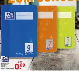 Multi Markt Oxford Schulheft Angebot